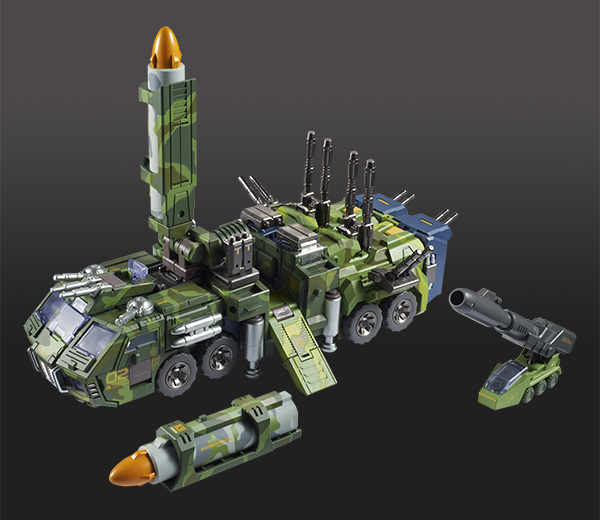 TFCTOYS02-导弹迷彩滚雷变形玩具